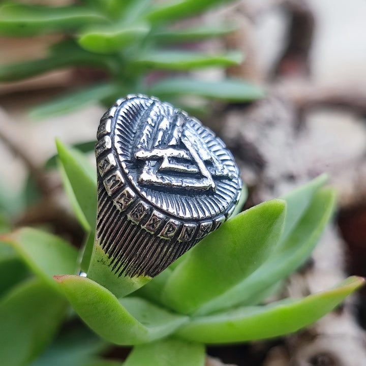 Anello etnico in argento 925 - ODIN
