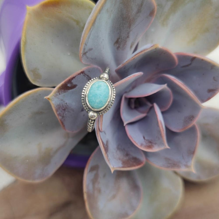 Anello etnico in argento 925 con pietra - DASNAPUR