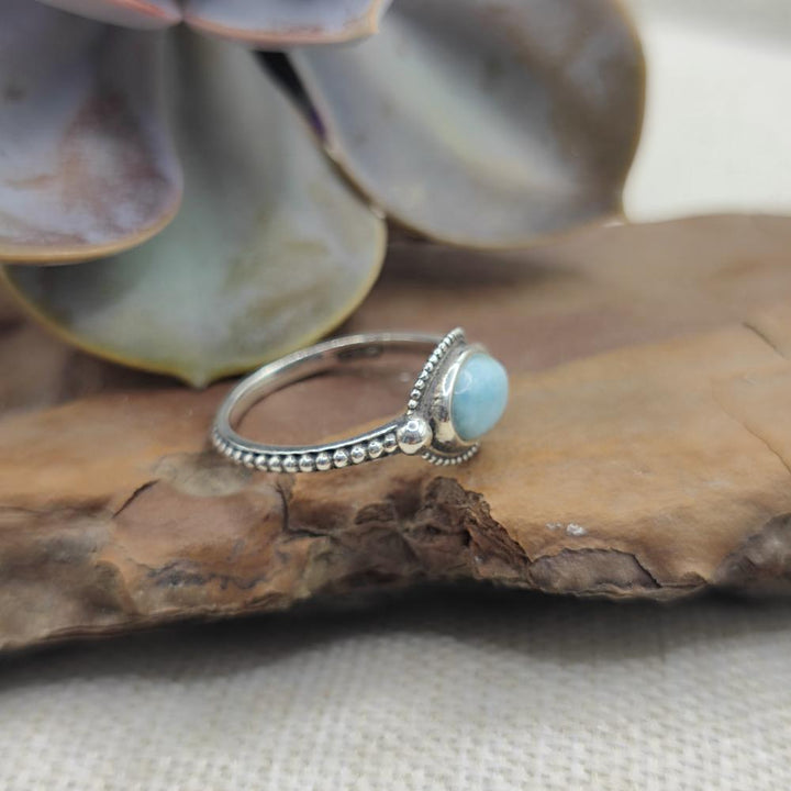 Anello etnico in argento 925 con pietra - DASNAPUR