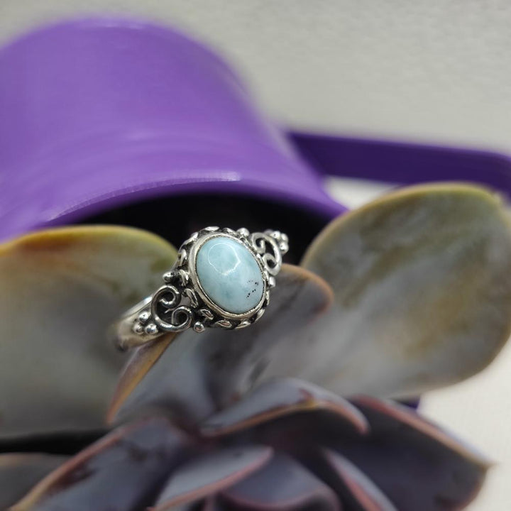 Anello etnico in argento 925 con pietra - DOWLESWARAM