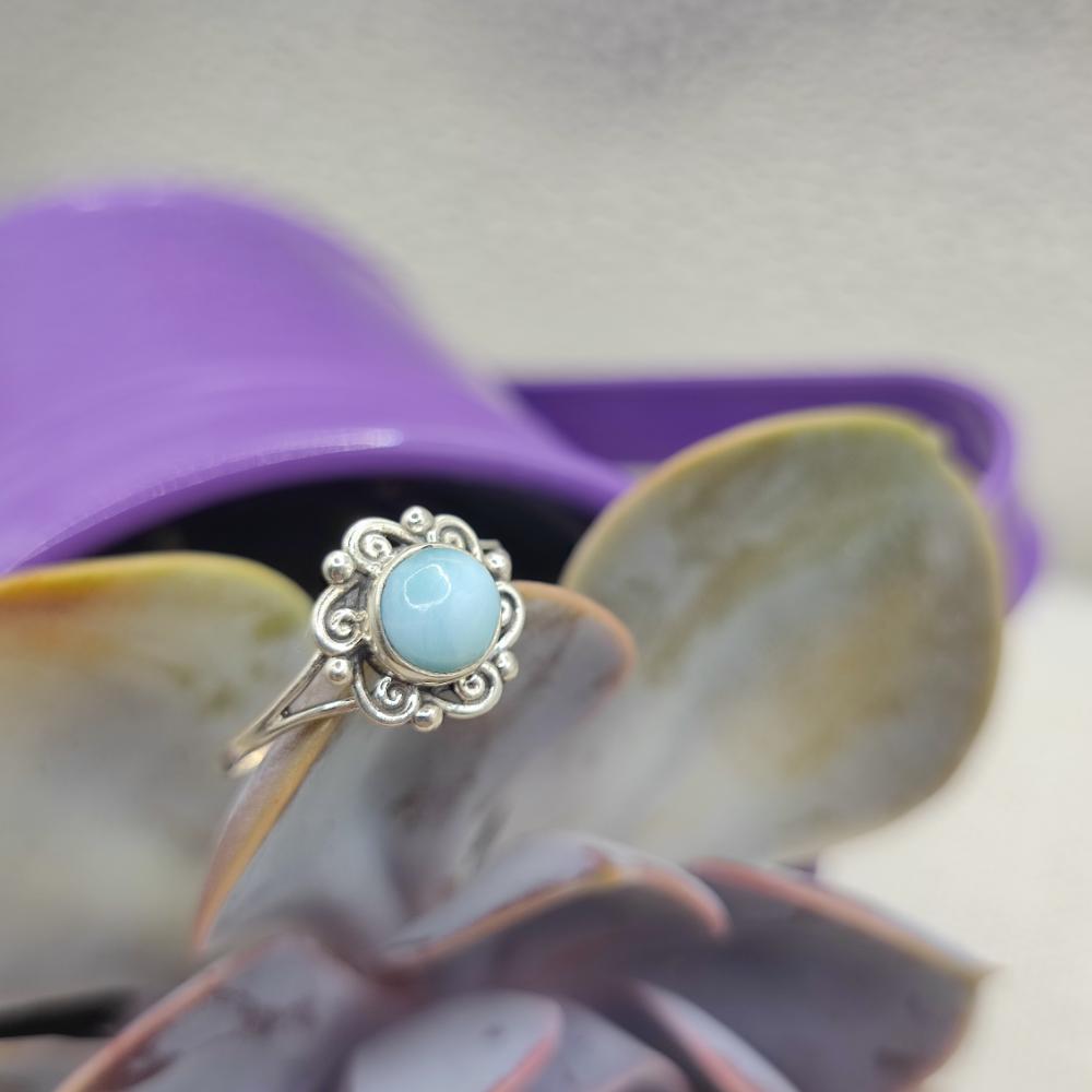 Anello etnico in argento 925 con pietra - GUNTAKAL