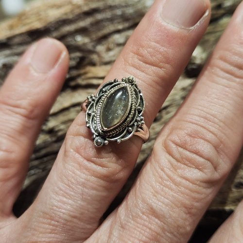 Anello con pietra in argento 925 DIMIT