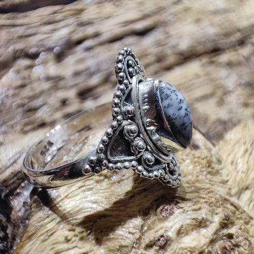 Anello con pietra in argento 925 - GARUDA