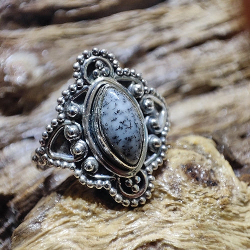 Anello con pietra in argento 925 - GARUDA