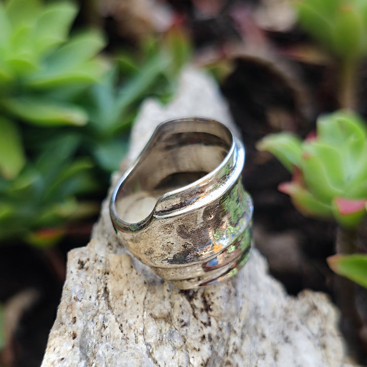 Anello etnico a fascia in argento 925 - BARUWA