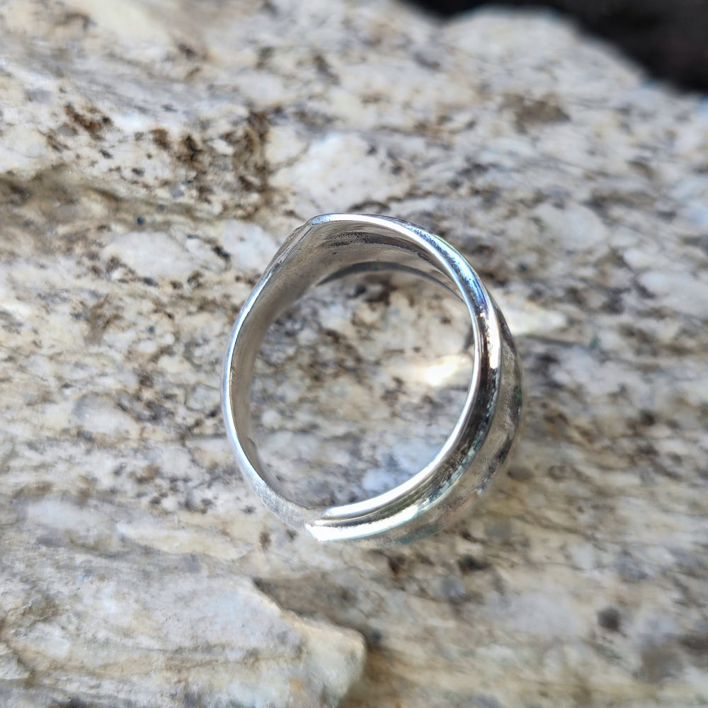 Anello etnico a fascia in argento 925 - BARUWA