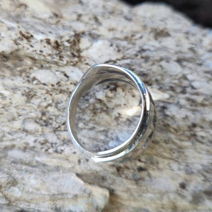 Anello etnico a fascia in argento 925 - BARUWA
