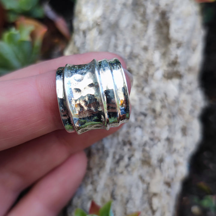 Anello etnico a fascia in argento 925 - BARUWA