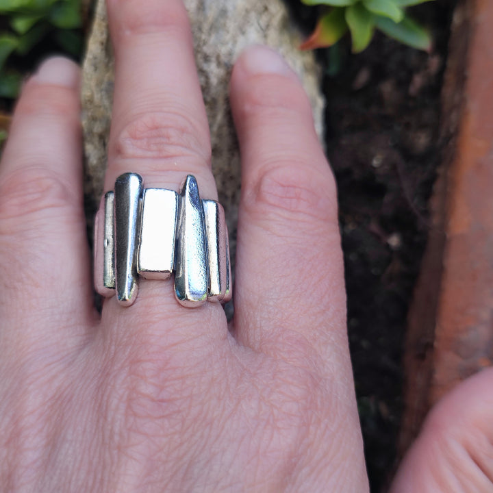 Anello a fascia in argento 925 - DURGARPUR