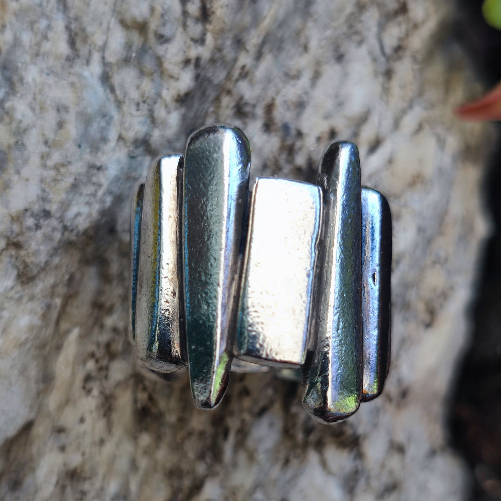 Anello a fascia in argento 925 - DURGARPUR