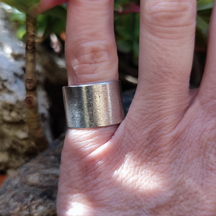 Anello a fascia in argento 925 - KORUD