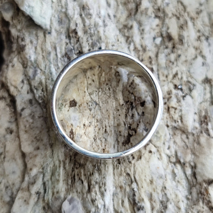 Anello a fascia liscia in argento 925 - MURAMAR