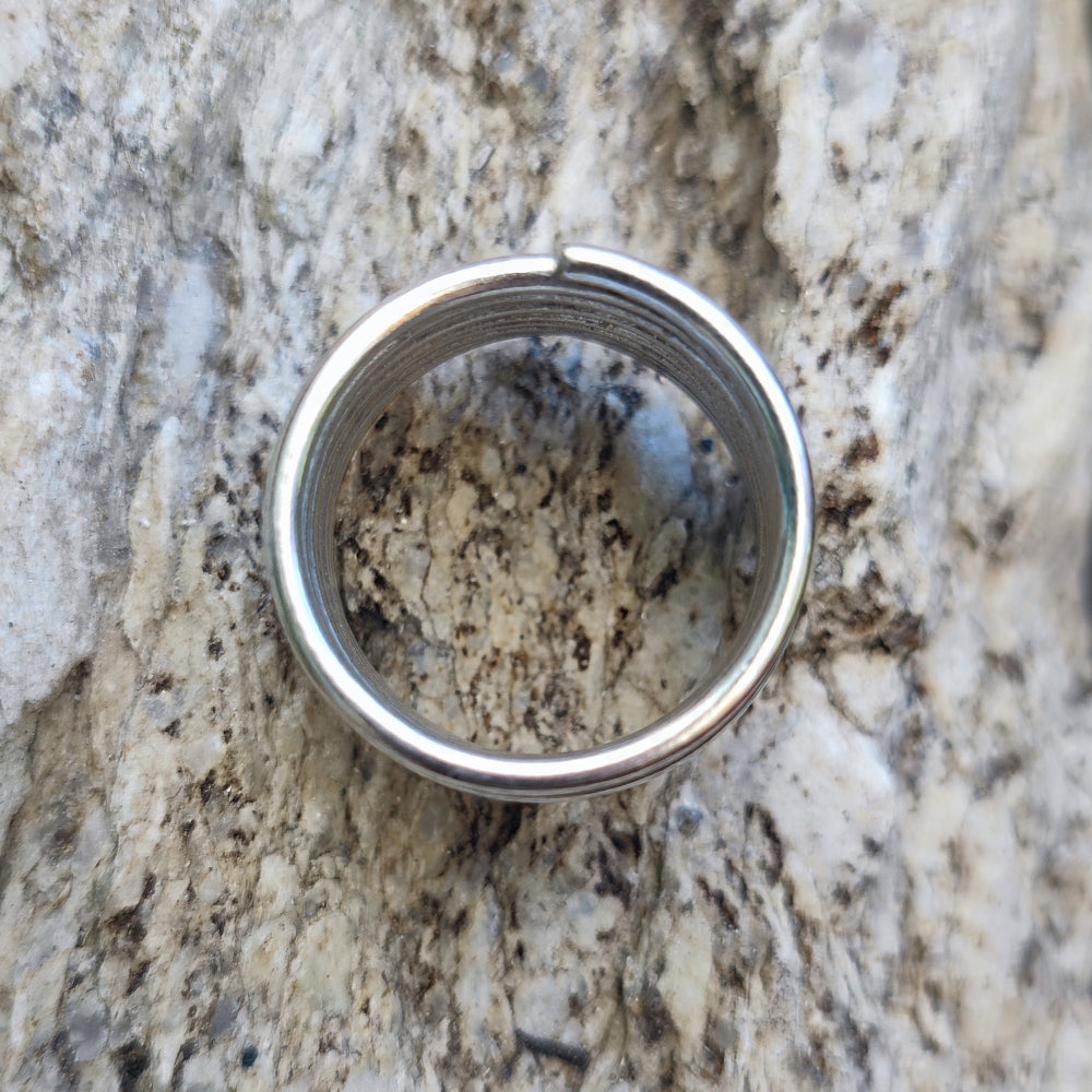 Anello a fascia in argento 925 - MAHDEWA
