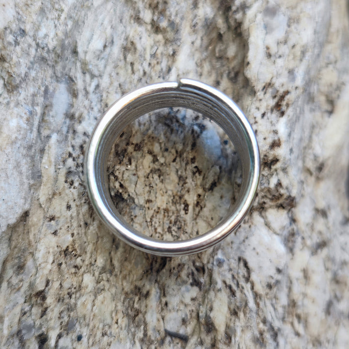Anello a fascia in argento 925 - MAHDEWA