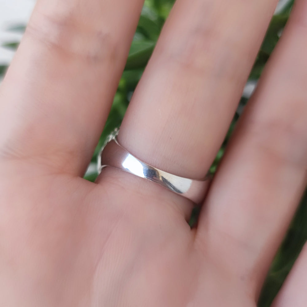 Anello etnico a fascia in argento 925 - SERPURA