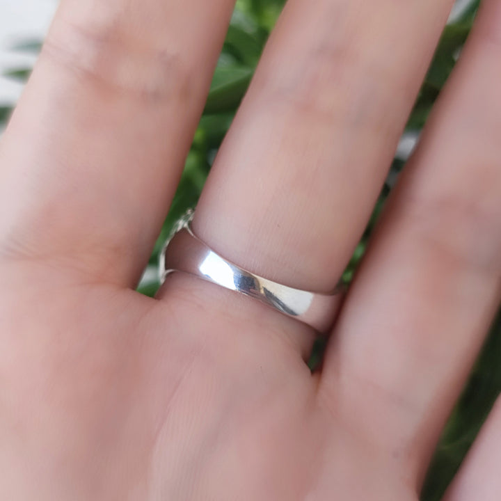 Anello etnico a fascia in argento 925 - SERPURA