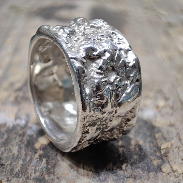 FASCIA polished 925 silver ring