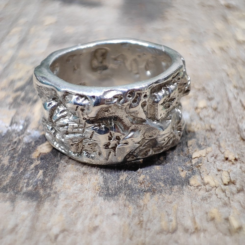 FASCIA polished 925 silver ring