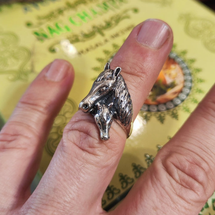 Anello Cavallo Puledro in argento 925 - PONY