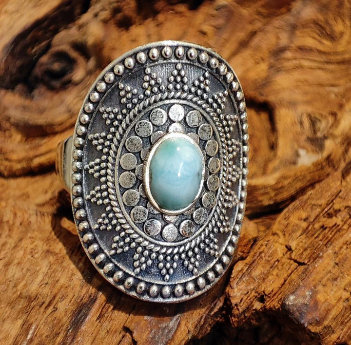 Anello con Larimar