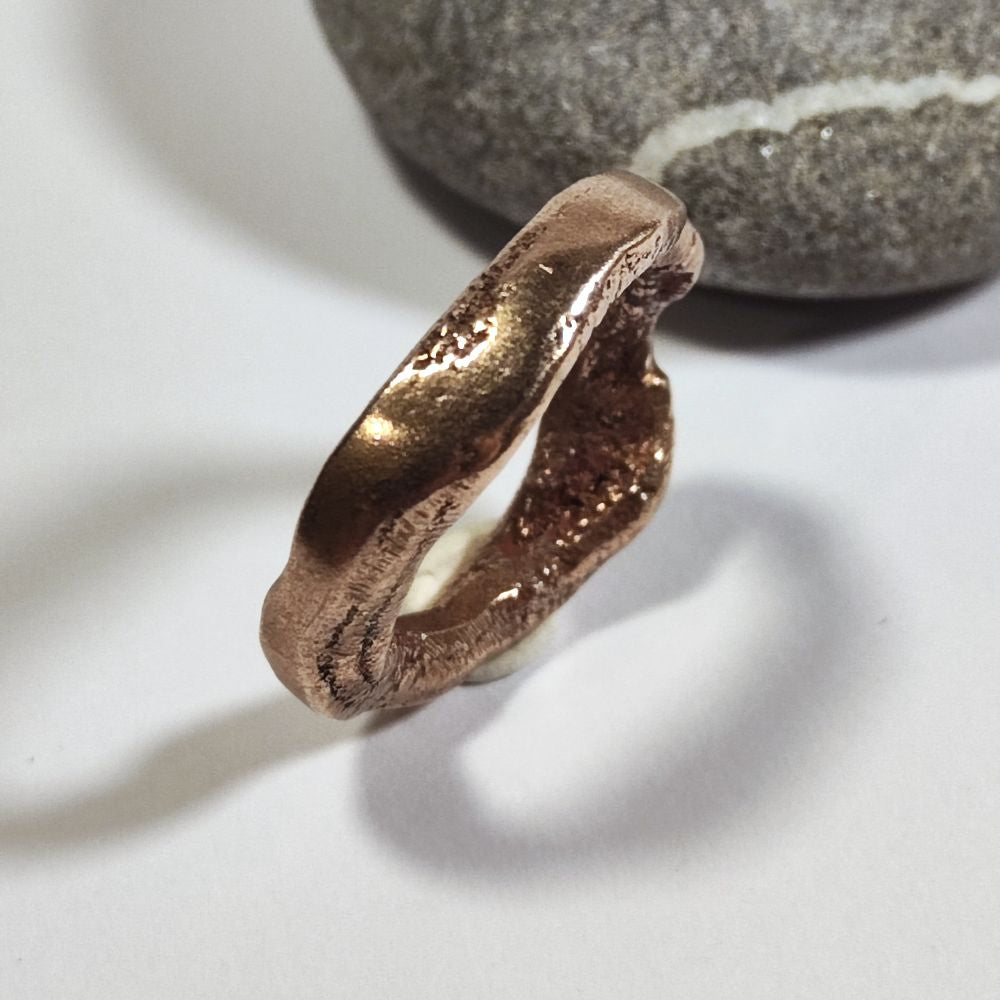 SOLOTE bronze ring for women or men size 20