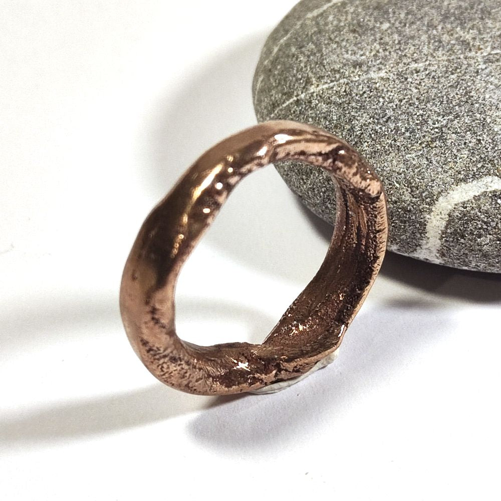 SOLOTE bronze ring for women or men size 20