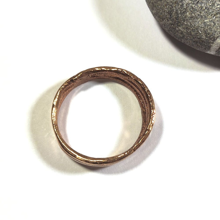 "SOLOTE" bronze ring for women or men size 25