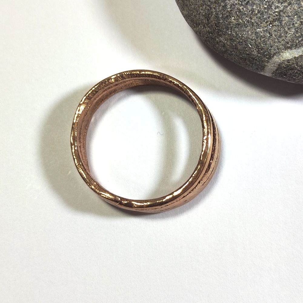 "SOLOTE" bronze ring for women or men size 25