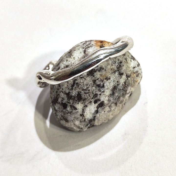 SOLOTE ring in silver for women or men size 27
