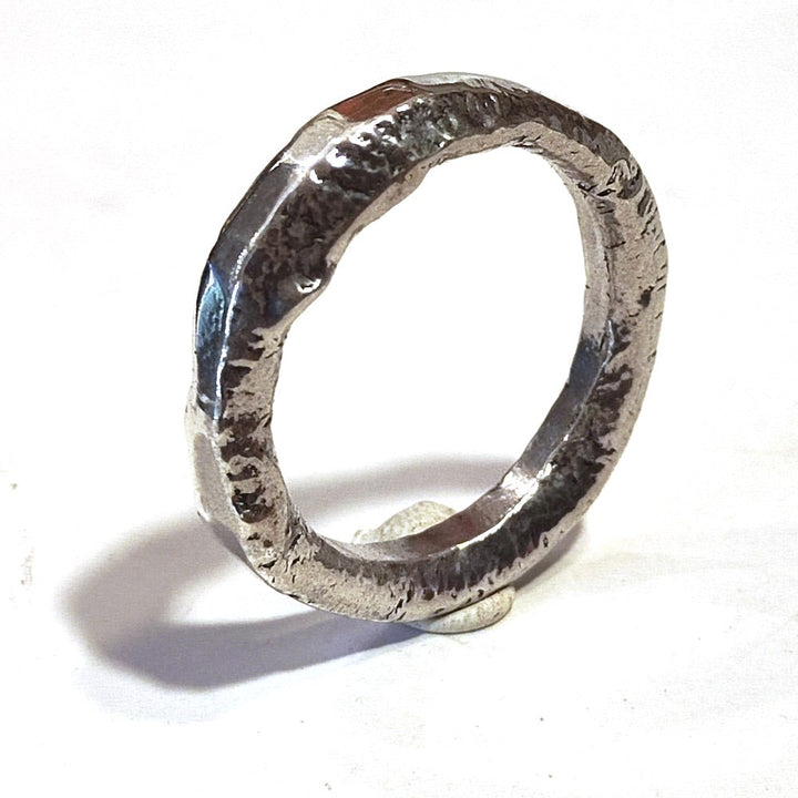 SOLOTE ring in silver for women or men size 33
