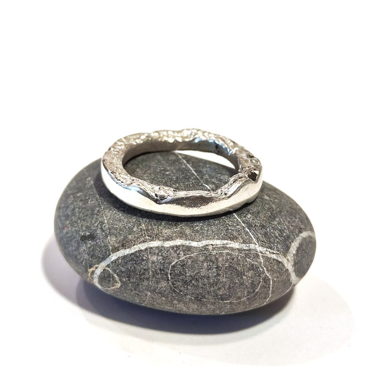 SOLOTE ring size 27 in silver for women or men