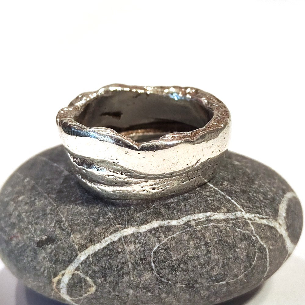 Anello SOLOTE in argento da donna o uomo misura 21 - Unisex