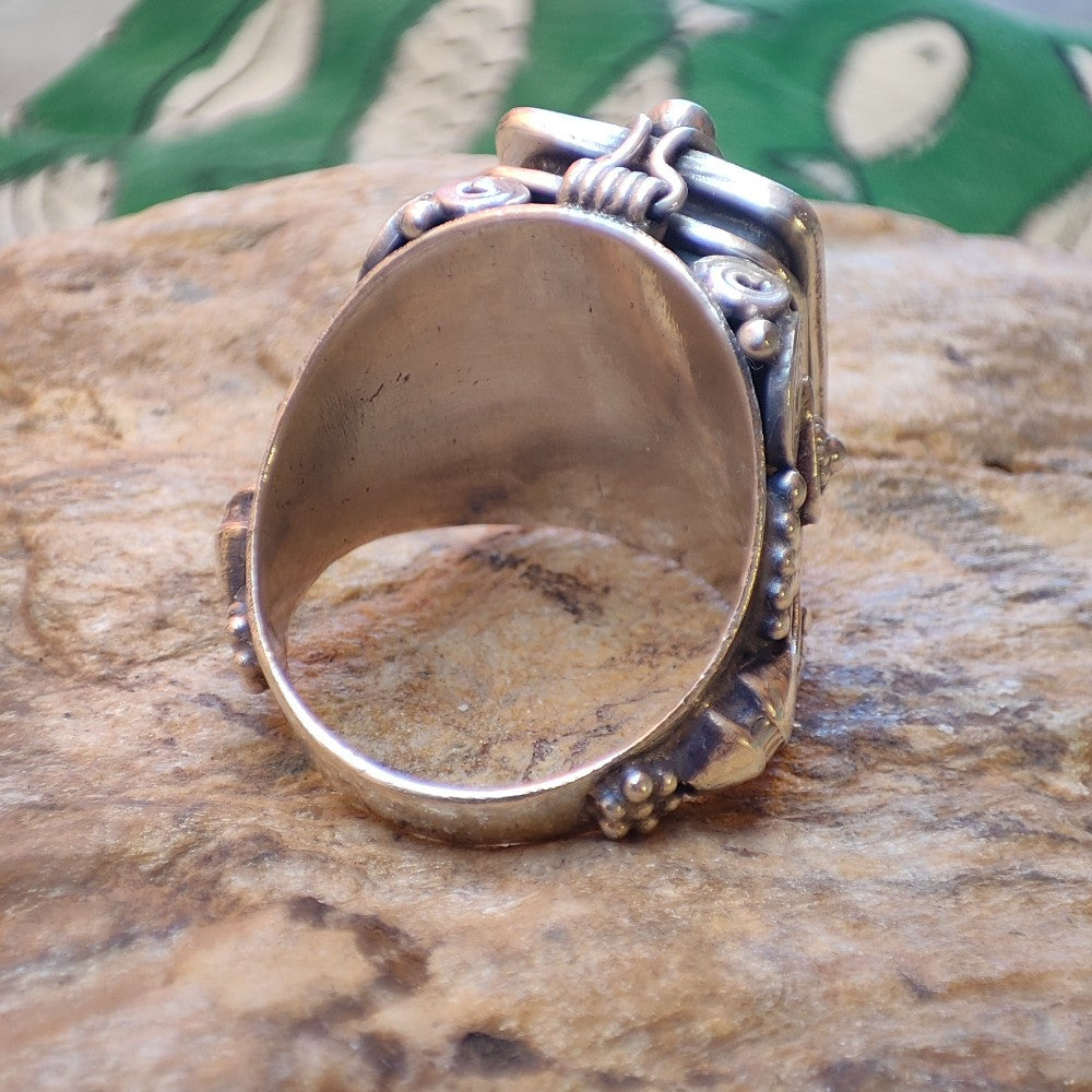 ANELLO PONDA argento 925 veleno puntinato