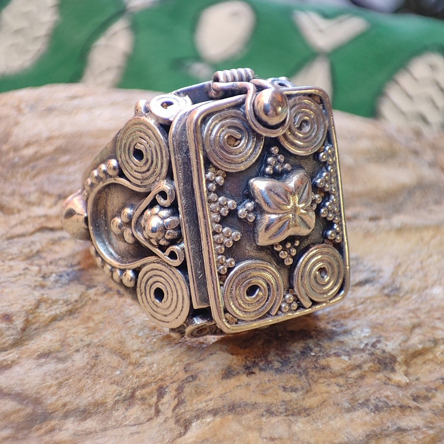 ANELLO PONDA argento 925 veleno puntinato