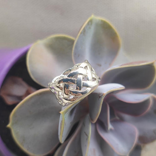 Anello nodo celtico in argento 925 - ANURAGA