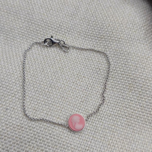 BRACCIALE in argento 925 con cammeo colorato - TAVISHI