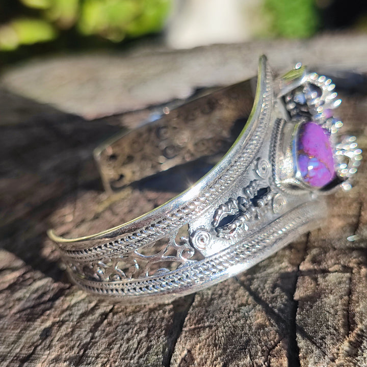 Bracciale rigido in argento 925 con pietra - DANHORA