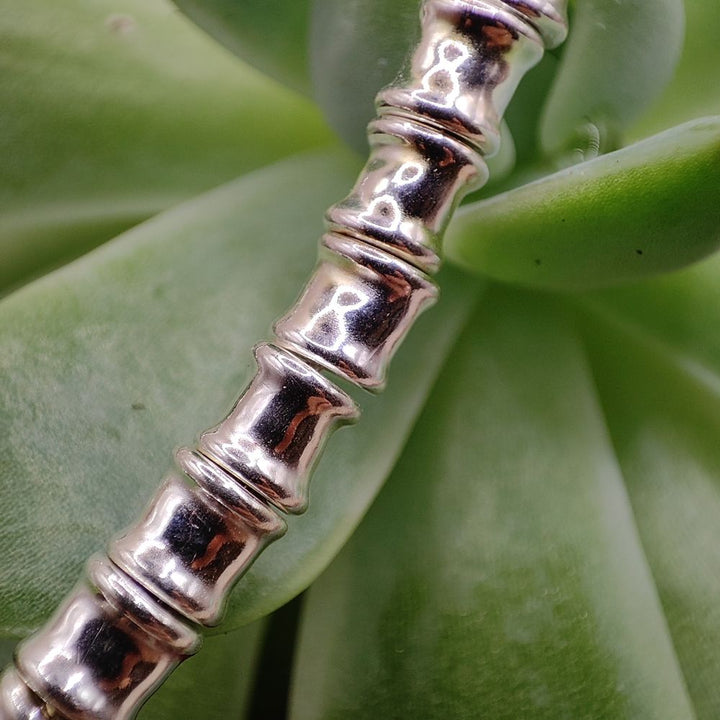 BRACCIALE ARGENTO catena a cilindri - WILLY - rpimo piano