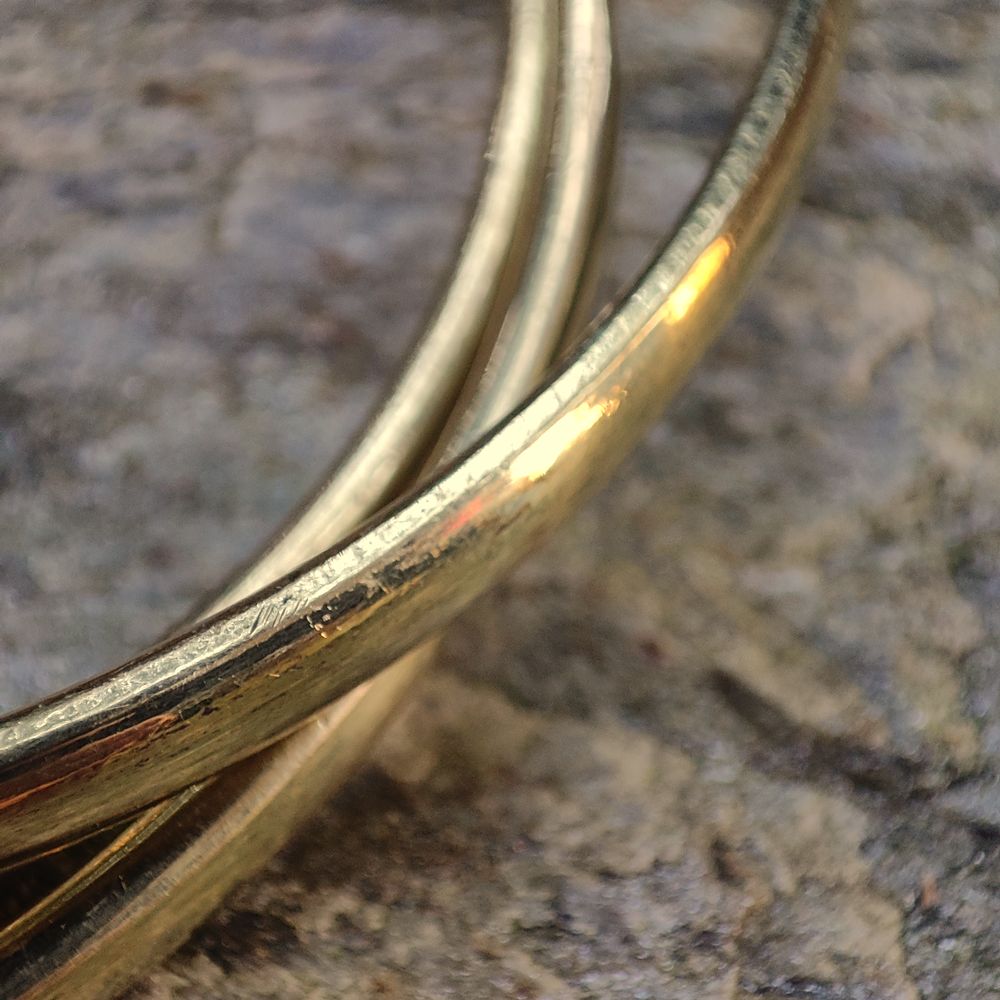 Bracciale artigianale in ottone - PRAKAT#diametro_68-mm-bombato