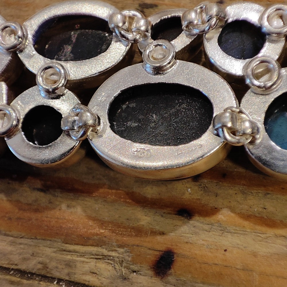 Bracciale con LABRADORITE in argento - DEVA