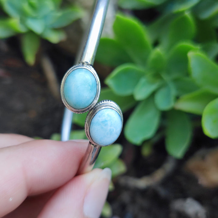 Bracciale aperto in argento 925 con pietra - BAEDHOI
