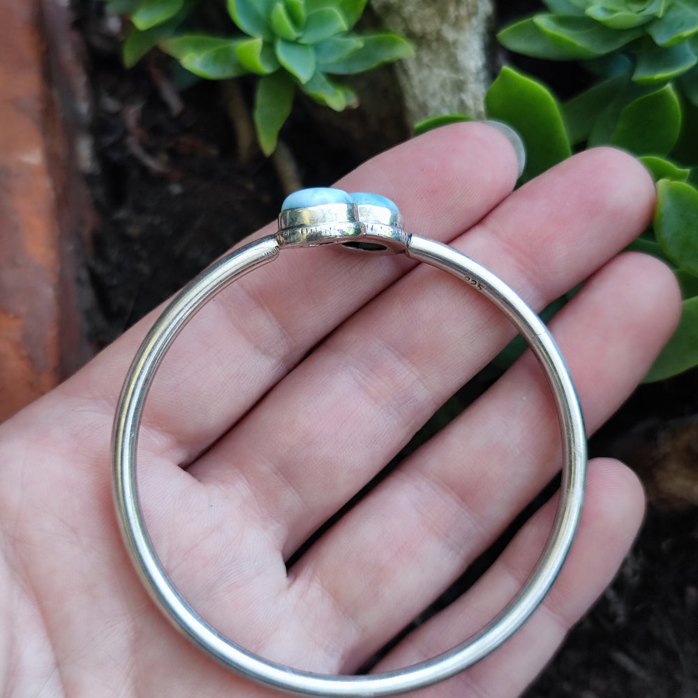 Bracciale aperto in argento 925 con pietra - BAEDHOI