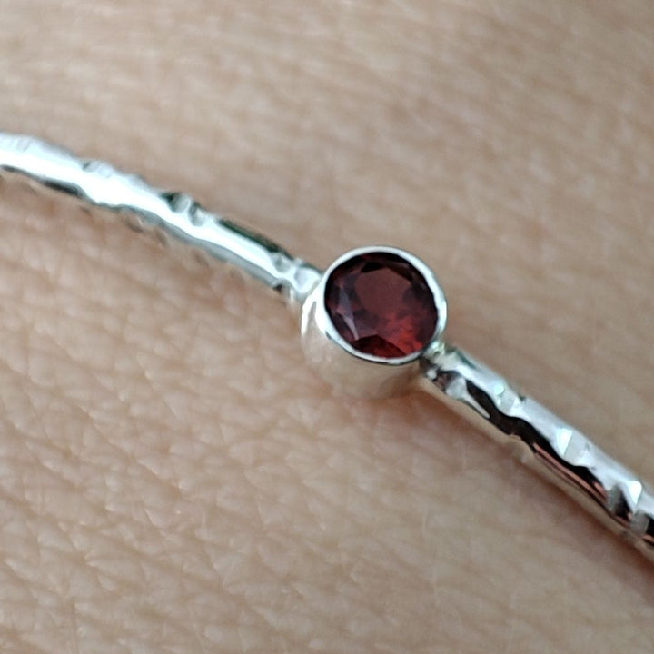 Bracciale rigido multipietra in argento 925 - KEHSPUR