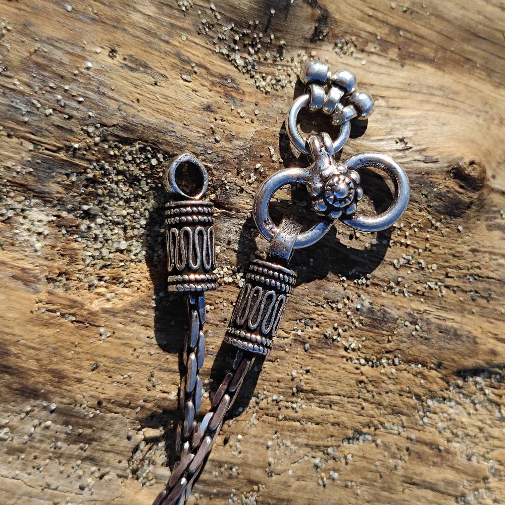 Cavigliera etnica in argento 925 - BAMORE
