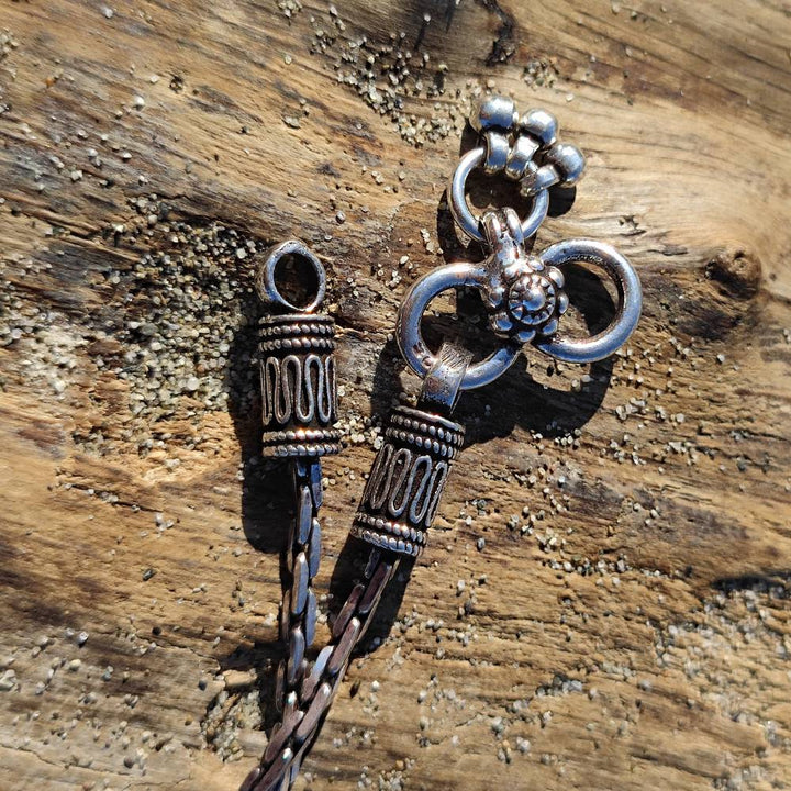 Cavigliera etnica in argento 925 - BAMORE