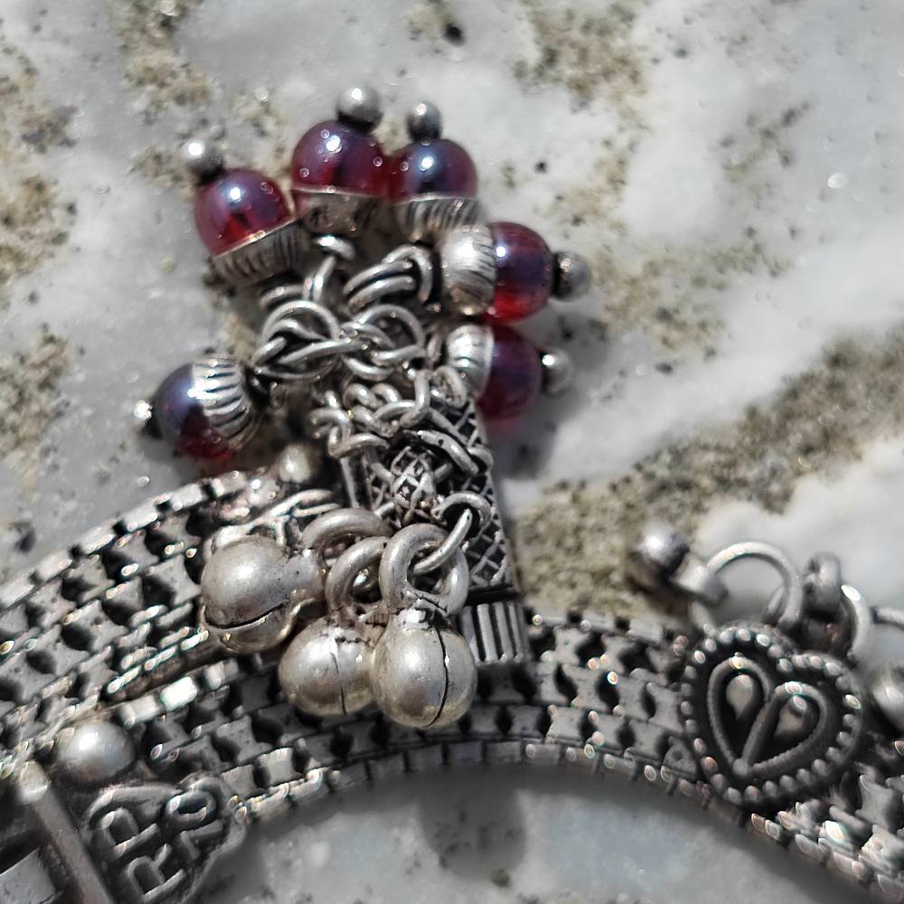 Cavigliera etnica in argento 925 - HARPAT