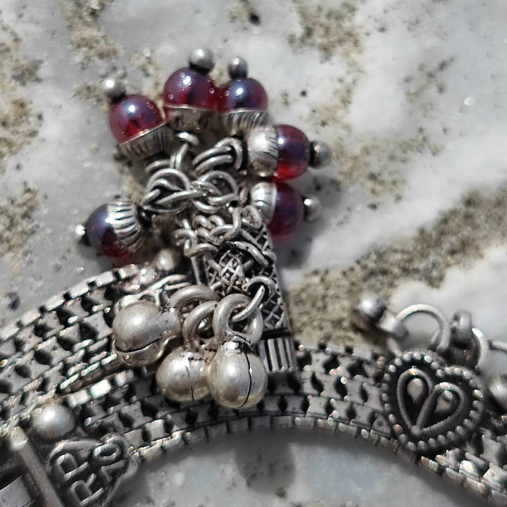 Cavigliera etnica in argento 925 - HARPAT