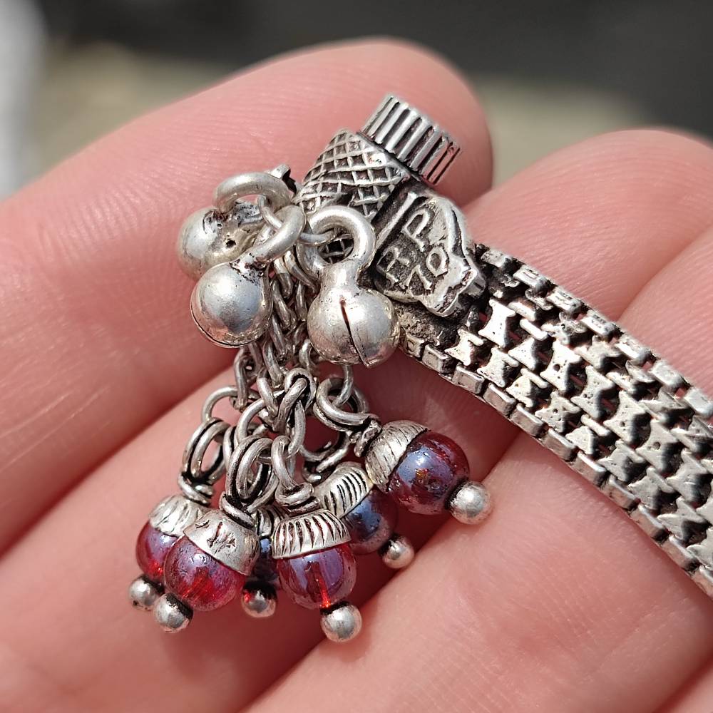 Cavigliera etnica in argento 925 - HARPAT