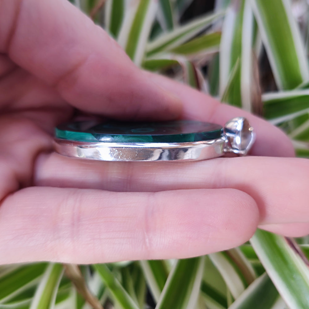 Ciondolo etnico in argento 925 con pietra - KOVILL