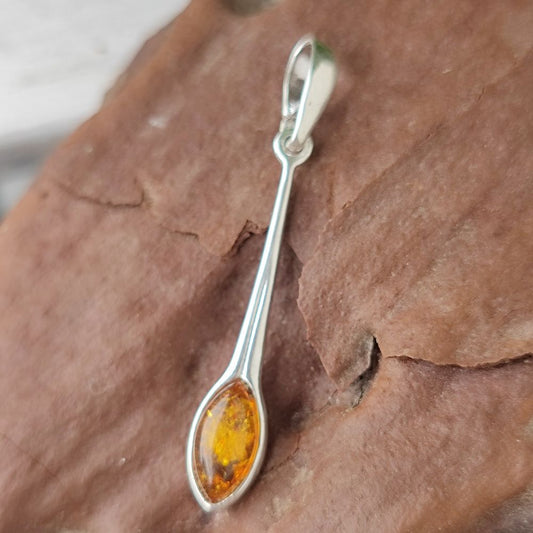 Ciondolo in argento 925 con pietra - RAYPUR